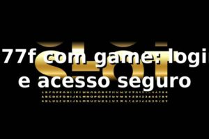 777f com game: login e acesso seguro
